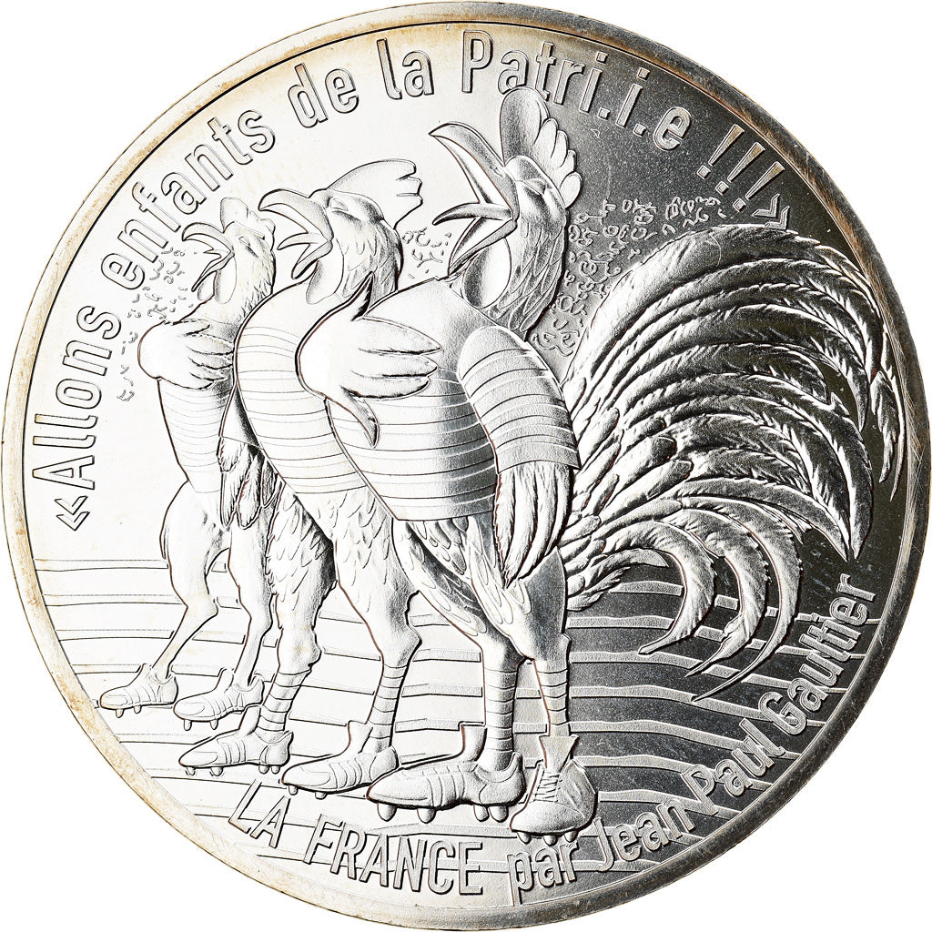 France, 50 Euro, Jean Paul Gaultier, 2017, 2, MS(65-70), Silver