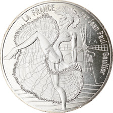 France, 10 Euro, Jean Paul Gaultier, 2017, 1, MS(65-70), Silver