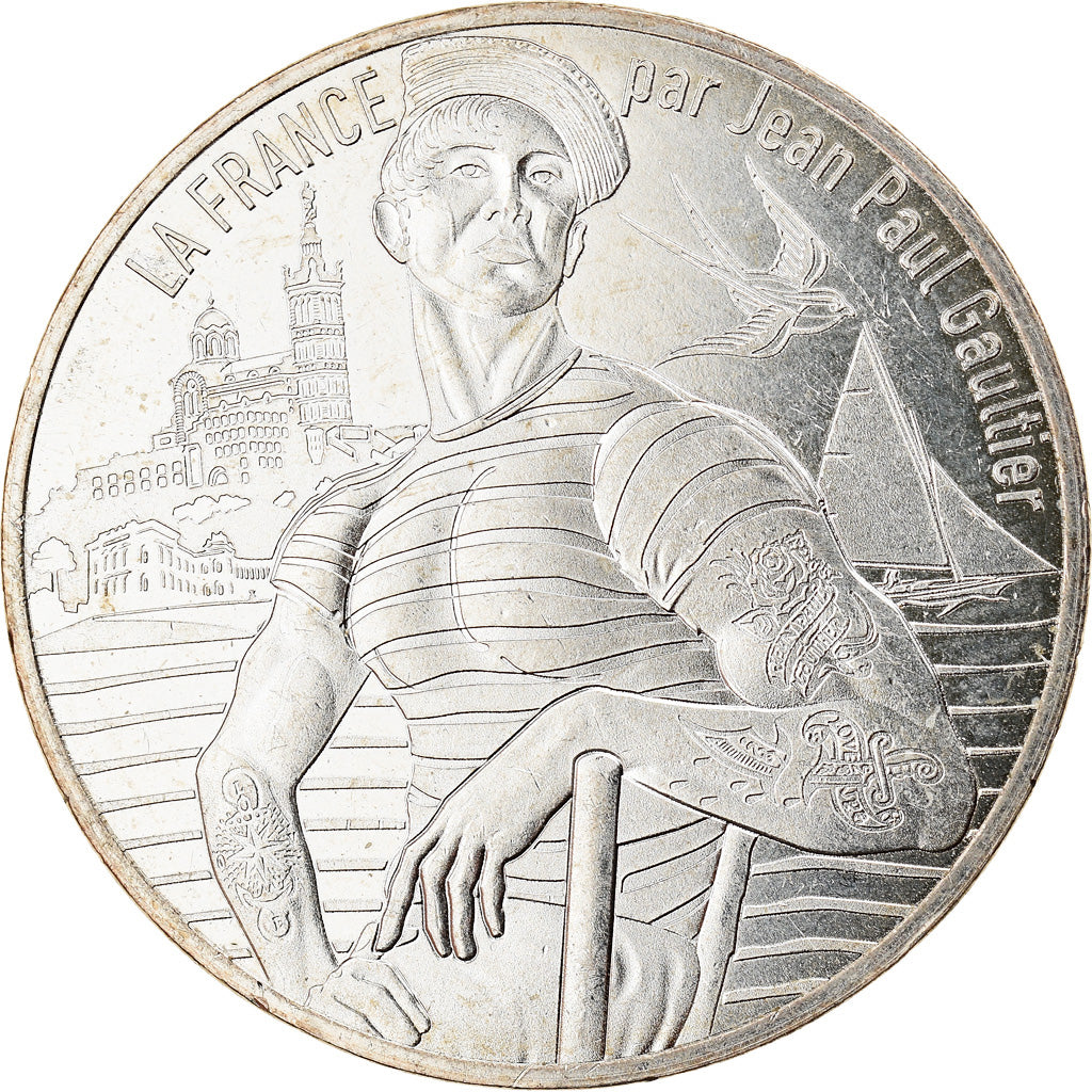 France, 10 Euro, Jean Paul Gaultier, 2017, 2, MS(65-70), Silver