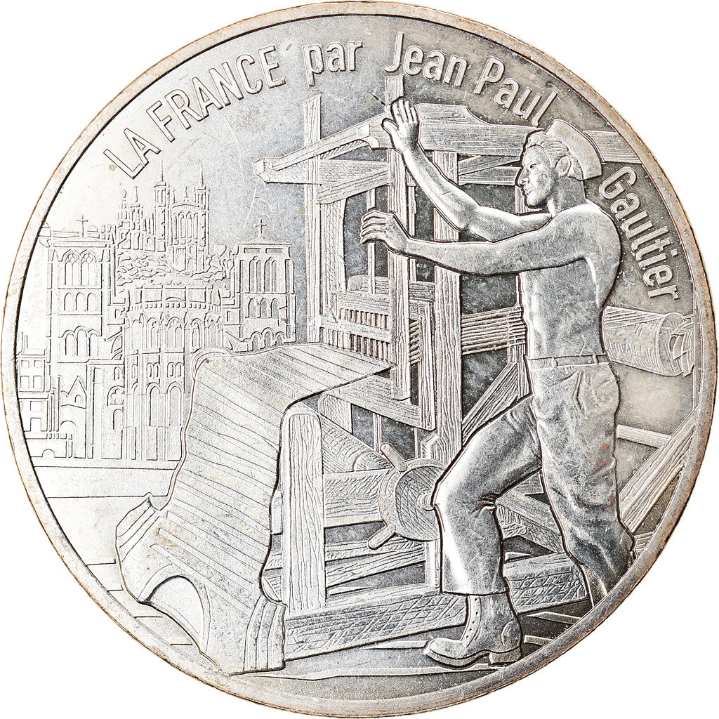 France, 10 Euro, Jean Paul Gaultier, 2017, 4, MS(65-70), Silver
