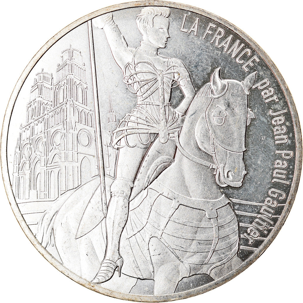 France, 10 Euro, Jean Paul Gaultier, 2017, 6, FDC, Argent
