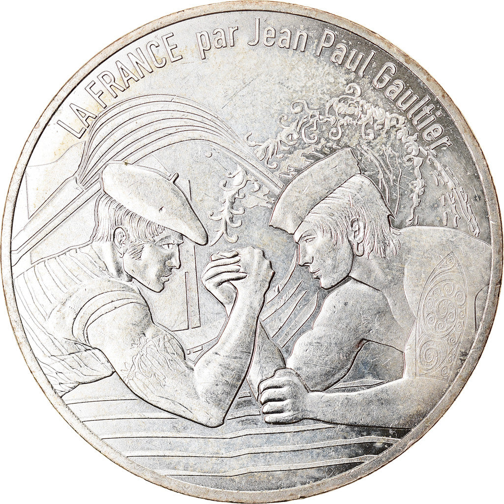 France, 10 Euro, Jean Paul Gaultier, 2017, 7, MS(65-70), Silver