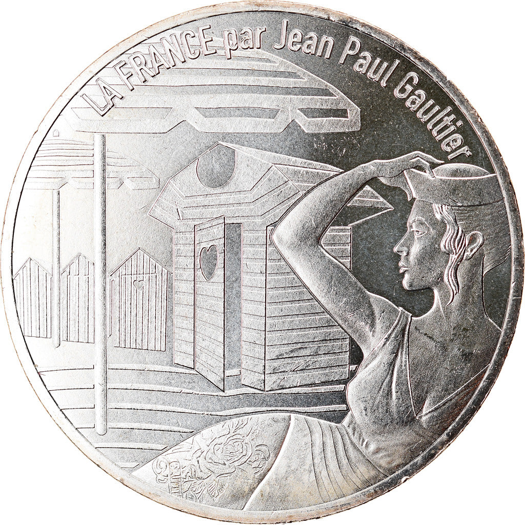 France, 10 Euro, Jean Paul Gaultier, 2017, 8, MS(65-70), Silver