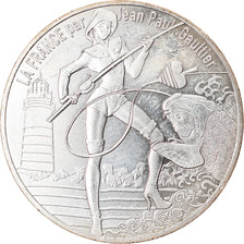 France, 10 Euro, Jean Paul Gaultier, 2017, 9, MS(65-70), Silver