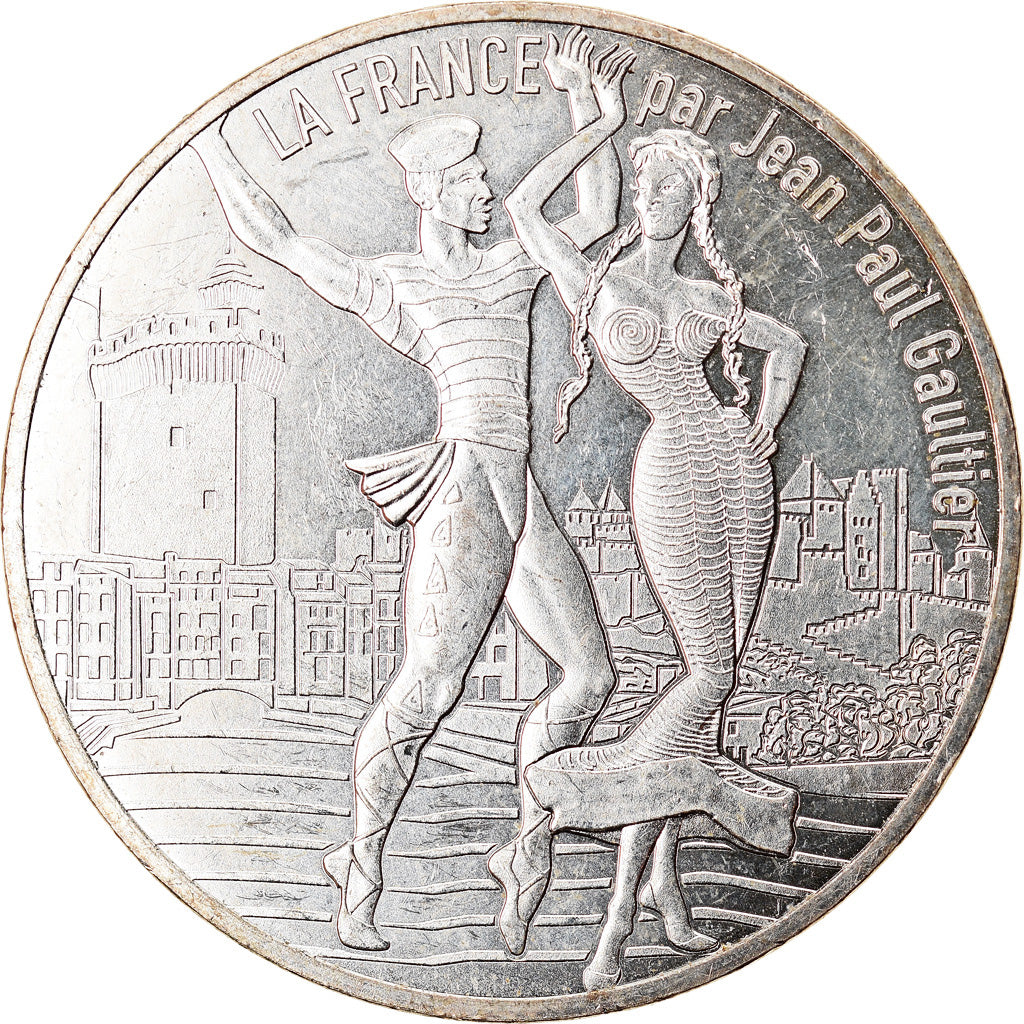 France, 10 Euro, Jean Paul Gaultier, 2017, 10, MS(65-70), Silver