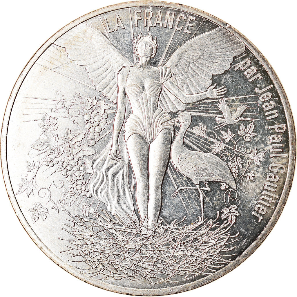 France, 10 Euro, Jean Paul Gaultier, 2017, 12, MS(65-70), Silver