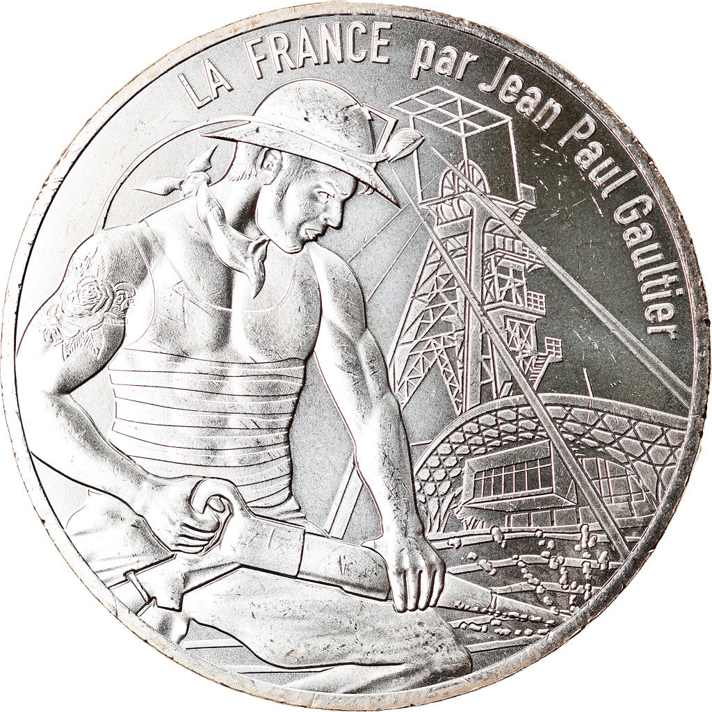 France, 10 Euro, Jean Paul Gaultier, 2017, 14, MS(65-70), Silver