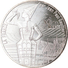France, 10 Euro, Jean Paul Gaultier, 2017, 16, MS(65-70), Silver