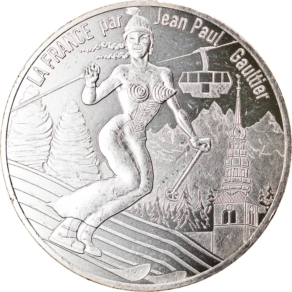 France, 10 Euro, Jean Paul Gaultier, 2017, 17, MS(65-70), Silver