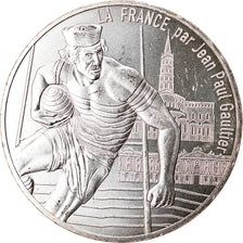 France, 10 Euro, Jean Paul Gaultier, 2017, 20, MS(65-70), Silver