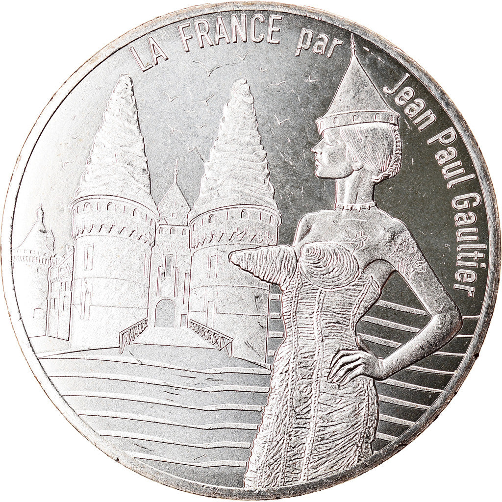 France, 10 Euro, Jean Paul Gaultier, 2017, 23, MS(65-70), Silver