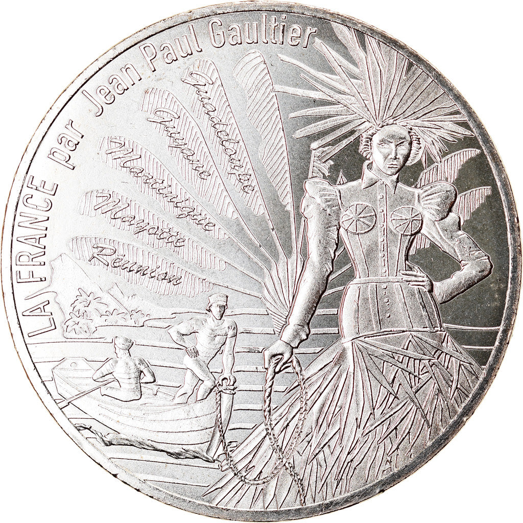 France, 10 Euro, Jean Paul Gaultier, 2017, 24, MS(65-70), Silver
