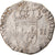 Moneta, Francja, Henri III, Henri III, 1/4 Ecu, 1587, Rennes, VF(20-25), Srebro