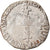 Moneda, Francia, Henri III, 1/4 Ecu, 1583, Rennes, BC+, Plata, Duplessy:1133