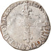 Moneta, Francia, Henri III, 1/4 Ecu, 1583, Rennes, MB+, Argento, Duplessy:1133