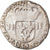 Moneda, Francia, Henri III, 1/4 Ecu, 1583, Rennes, BC+, Plata, Duplessy:1133