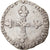 Münze, Frankreich, Henri III, 1/4 Ecu, 1583, Rennes, S+, Silber, Duplessy:1133