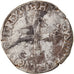 Munten, Frankrijk, Henri III, 1/4 Ecu, 1585, Nantes, FR, Zilver, Duplessy:1133