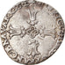 Munten, Frankrijk, Henri IV, 1/4 Ecu, 1600, Bayonne, FR+, Zilver, Duplessy:1224