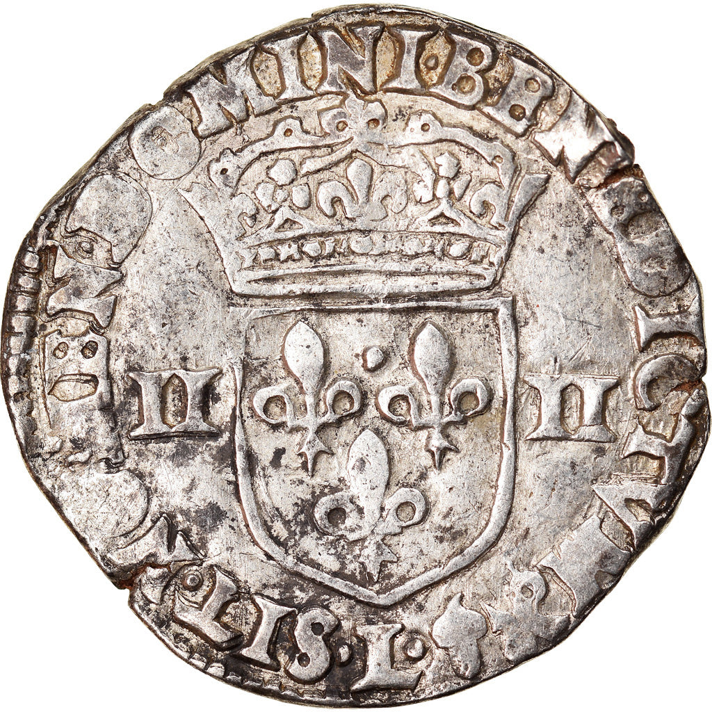 Coin, France, Henri IV, 1/4 Ecu, 1603, Bayonne, VF(30-35), Silver, Duplessy:1224