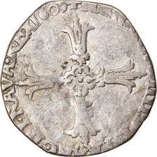 Coin, France, Henri IV, 1/4 Ecu, 1603, Nantes, VF(20-25), Silver, Duplessy:1224