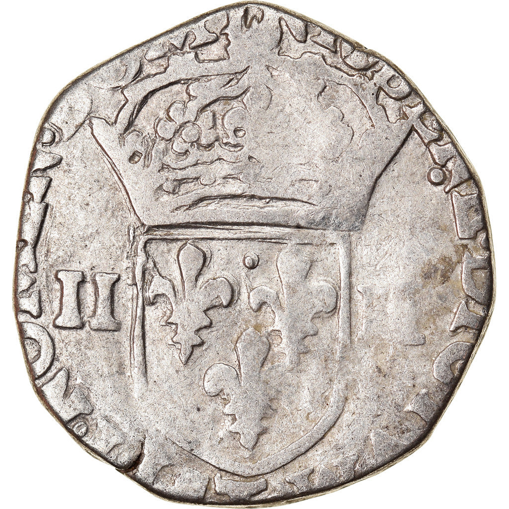 Coin, France, Henri IV, 1/4 Ecu, 1603, Nantes, VF(20-25), Silver, Duplessy:1224