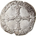 Moneta, Francia, Henri IV, 1/4 Ecu, 1605, Nantes, BB, Argento, Duplessy:1224