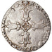 Moneta, Francia, Henri IV, 1/4 Ecu, 1604, Bayonne, MB, Argento, Duplessy:1224