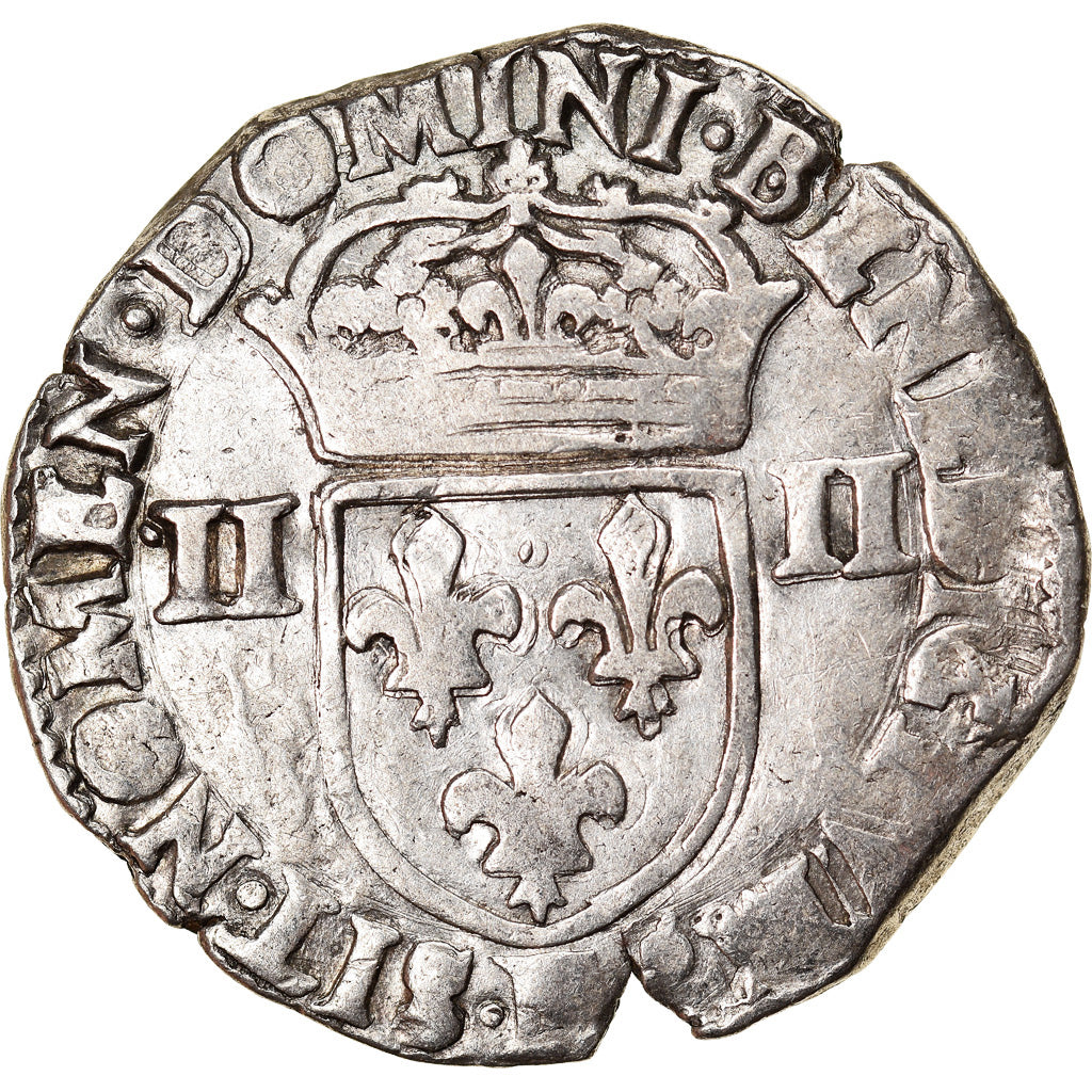 Munten, Frankrijk, Henri IV, 1/4 Ecu, 1604, Angers, FR+, Zilver, Duplessy:1224