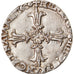 Munten, Frankrijk, Henri IV, 1/4 Ecu, 1606, Nantes, FR+, Zilver, Duplessy:1224