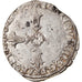 Moeda, França, Henri IV, 1/4 Ecu, 1605, Nantes, VF(30-35), Prata, Duplessy:1224