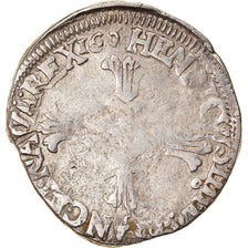 Coin, France, Henri IV, 1/4 Ecu, 1606, Rennes, F(12-15), Silver, Duplessy:1224