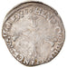 Coin, France, Henri IV, 1/4 Ecu, 1606, Rennes, F(12-15), Silver, Duplessy:1224