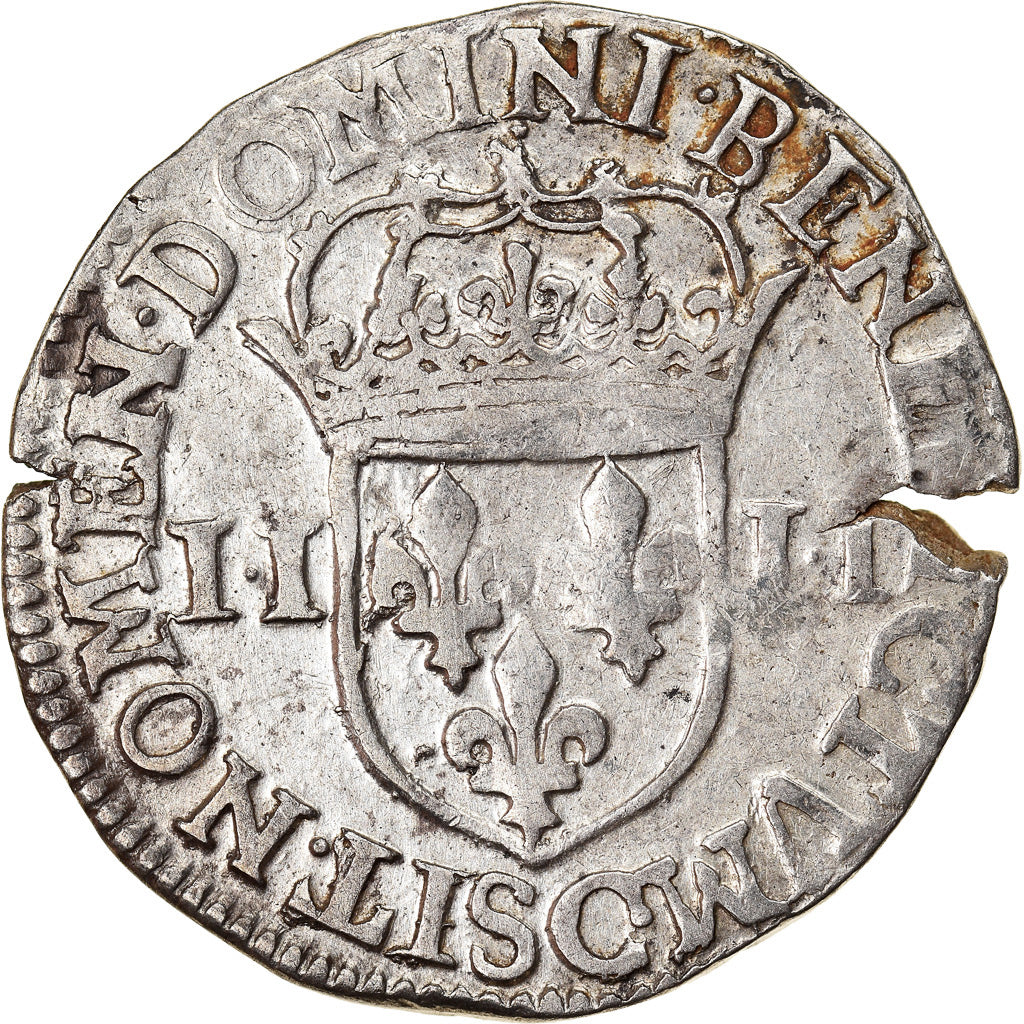 Coin, France, Henri IV, 1/4 Ecu, 1604, Saint Lô, VF(30-35), Silver,Duplessy 1230