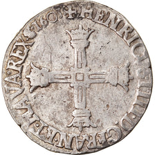 Münze, Frankreich, Henri IV, 1/4 Ecu, 1603, Saint Lô, S+, Silber