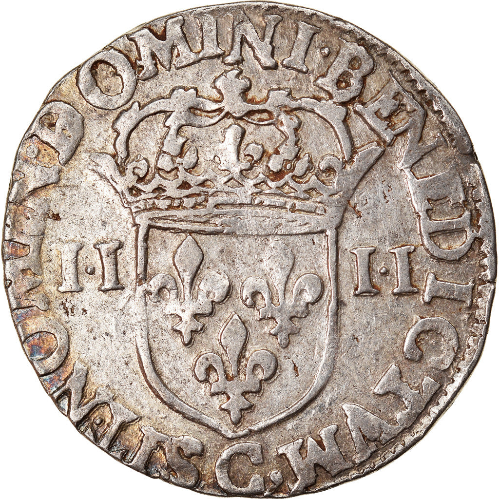 Münze, Frankreich, Henri IV, 1/4 Ecu, 1603, Saint Lô, S+, Silber
