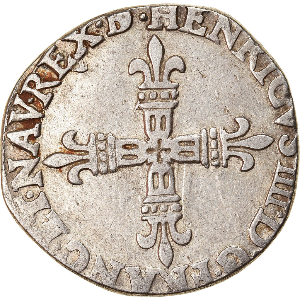 Münze, Frankreich, Henri IV, 1/4 Ecu, 1601, Morlaas, SS, Silber, Duplessy:1240