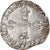 Moneda, Francia, Henri IV, 1/4 Ecu, 1609, Morlaas, MBC, Plata, Duplessy:1240