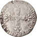 Moneta, Francia, Henri IV, 1/4 Ecu, 1604, Morlaas, MB+, Argento, Duplessy:1240