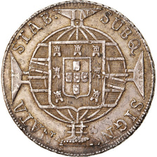 Coin, Brazil, 960 Reis, 1820, Rio de Janeiro, AU(50-53), Silver, KM:326.1