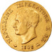 Moneda, Estados italianos, 40 Lire, 1808, Milan, MBC+, Oro, Gadoury:IT31