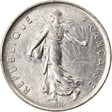 Coin, France, Semeuse, 5 Francs, 1977, Paris, AU(55-58), Nickel Clad