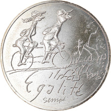 France, Sempé - Egalité, 10 Euro, 2014, MS(65-70), Silver