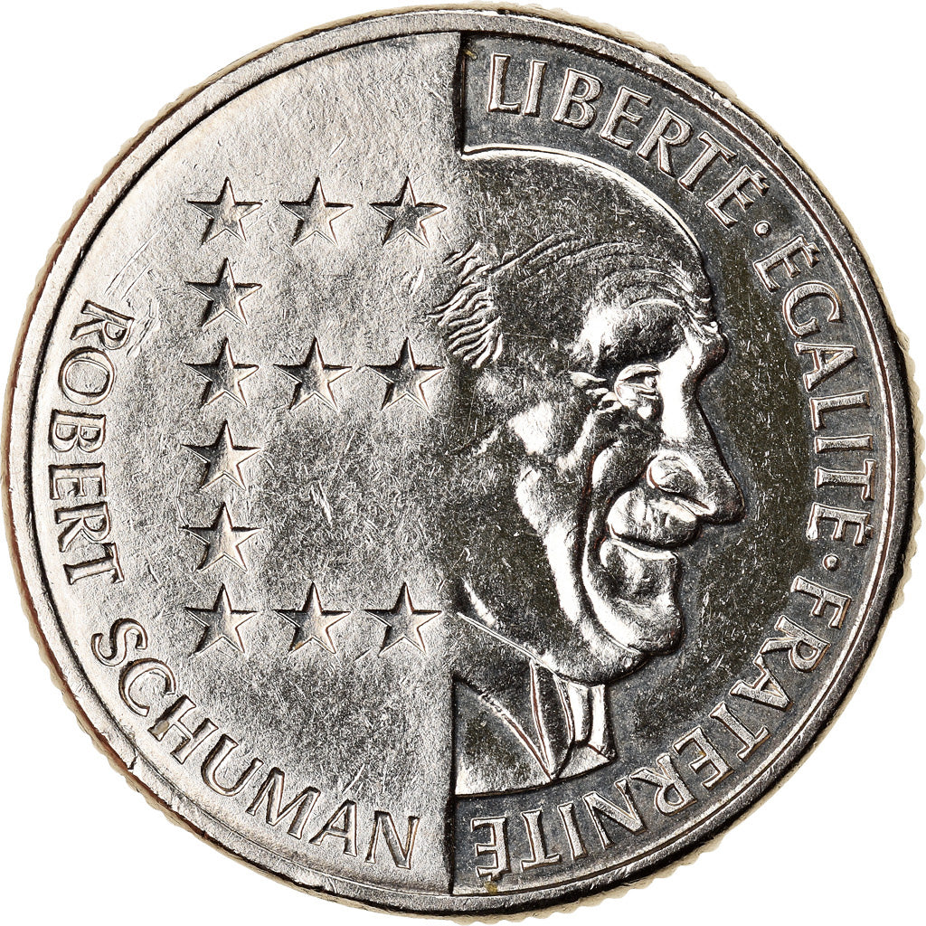 Münze, Frankreich, Schumann, 10 Francs, 1986, VZ, Nickel, KM:958, Gadoury:825