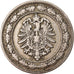 Coin, GERMANY - EMPIRE, Wilhelm I, 20 Pfennig, 1887, Hamburg, EF(40-45)