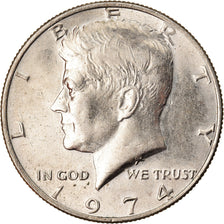Monnaie, États-Unis, Half Dollar, 1974, Philadelphie, SUP, Copper-nickel