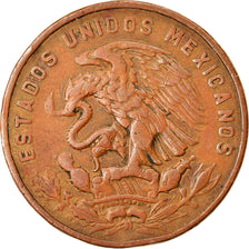 Coin, Mexico, 20 Centavos, 1956, Mexico City, EF(40-45), Bronze, KM:440