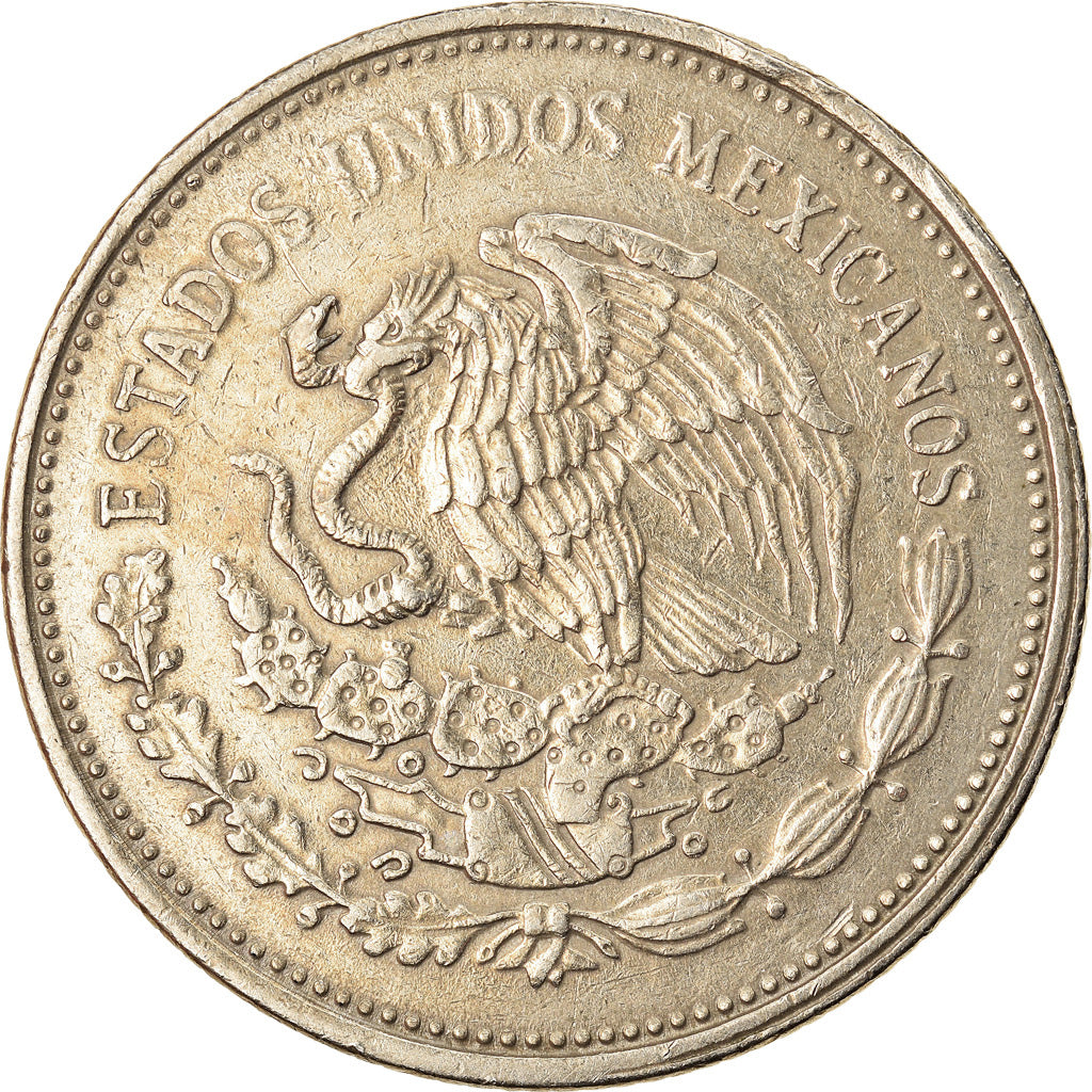 Coin, Mexico, 5000 Pesos, 1988, Mexico City, EF(40-45), Copper-nickel, KM:531