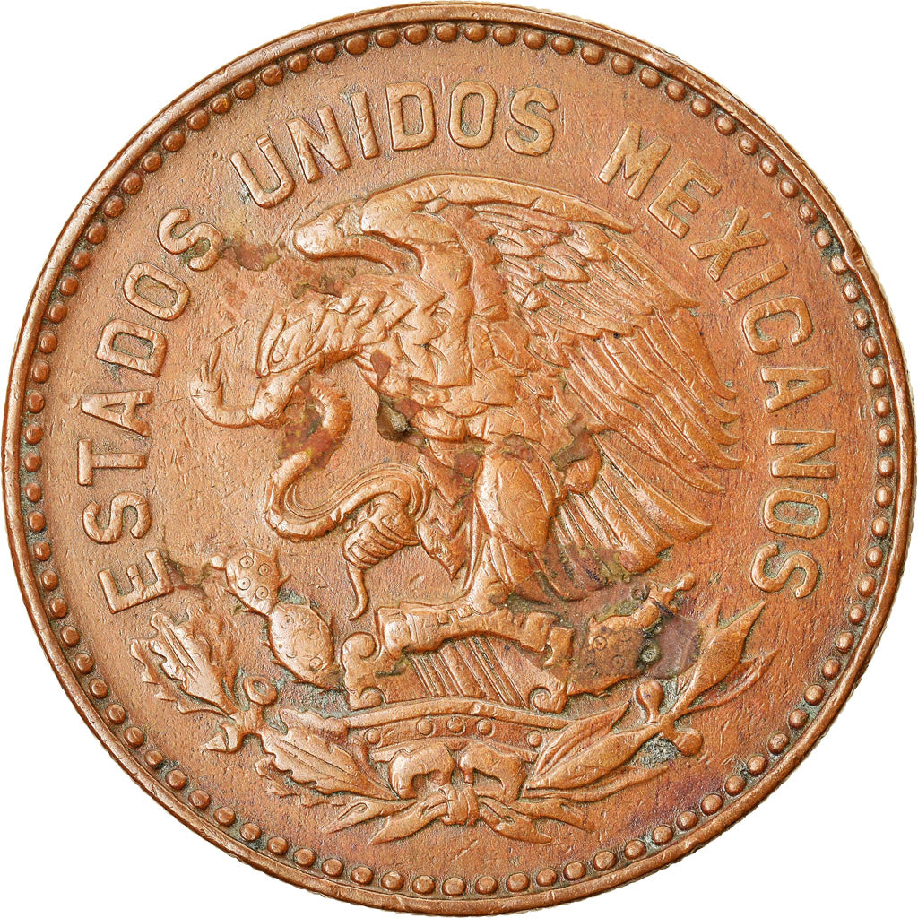 Moneda, México, 50 Centavos, 1956, Mexico City, MBC+, Bronce, KM:450