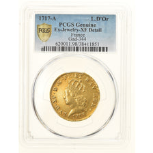 Moneta, Francja, Louis XV, Louis d'Or, 1717, Paris, PCGS, XF Details, EF(40-45)